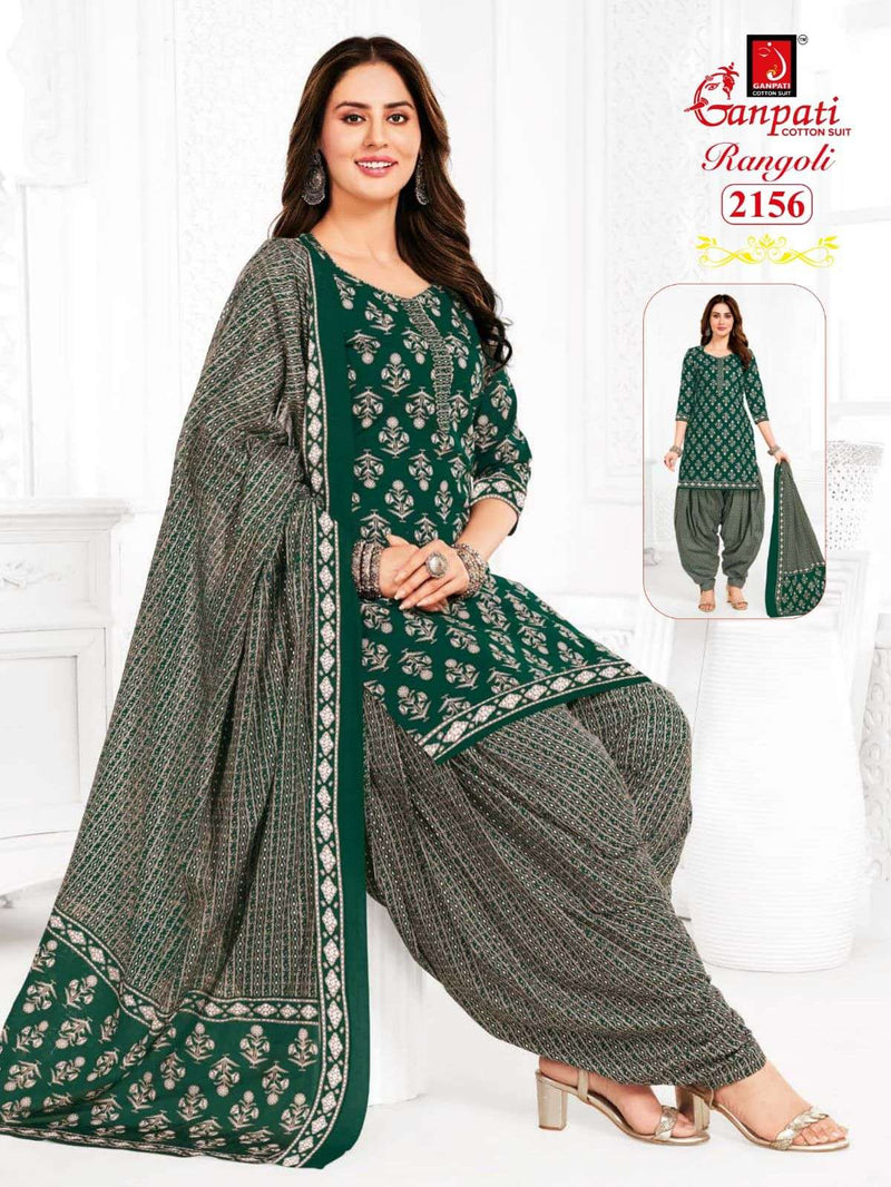 Ganpati Rangoli Vol 21 Cotton Printed Daily Wear Salwar Suit