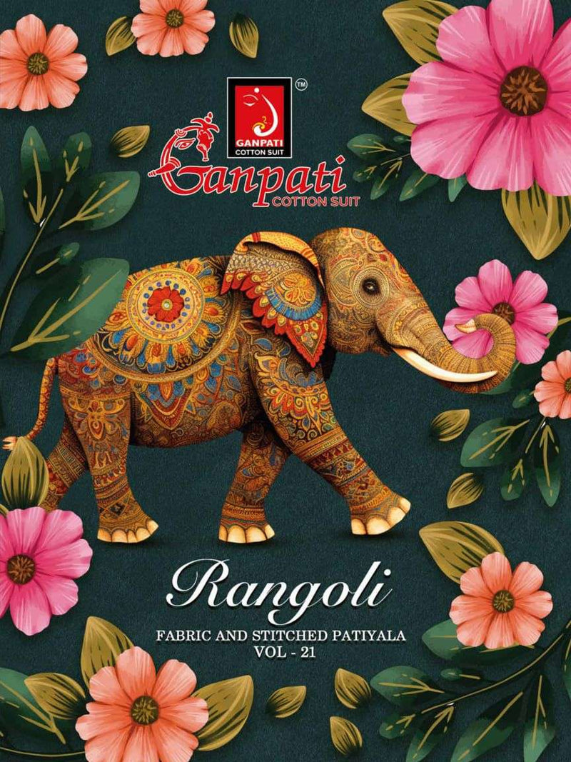 Ganpati Rangoli Vol 21 Cotton Printed Daily Wear Salwar Suit