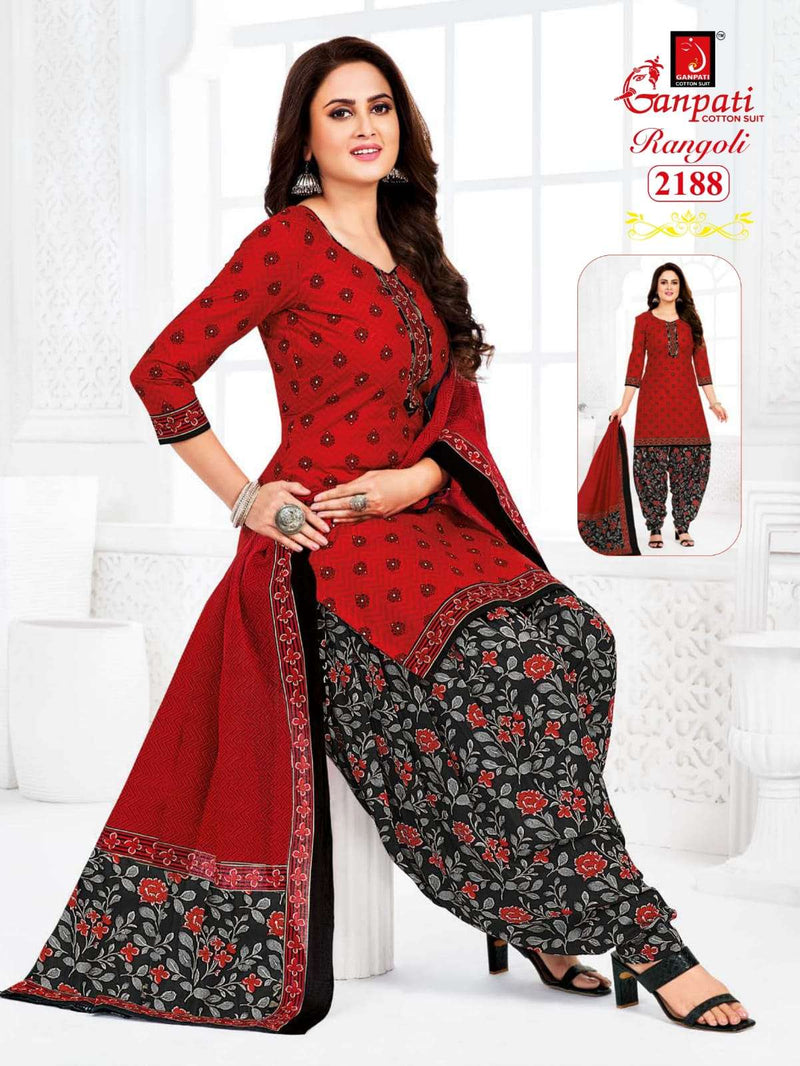 Ganpati Rangoli Vol 21 Cotton Printed Daily Wear Salwar Suit