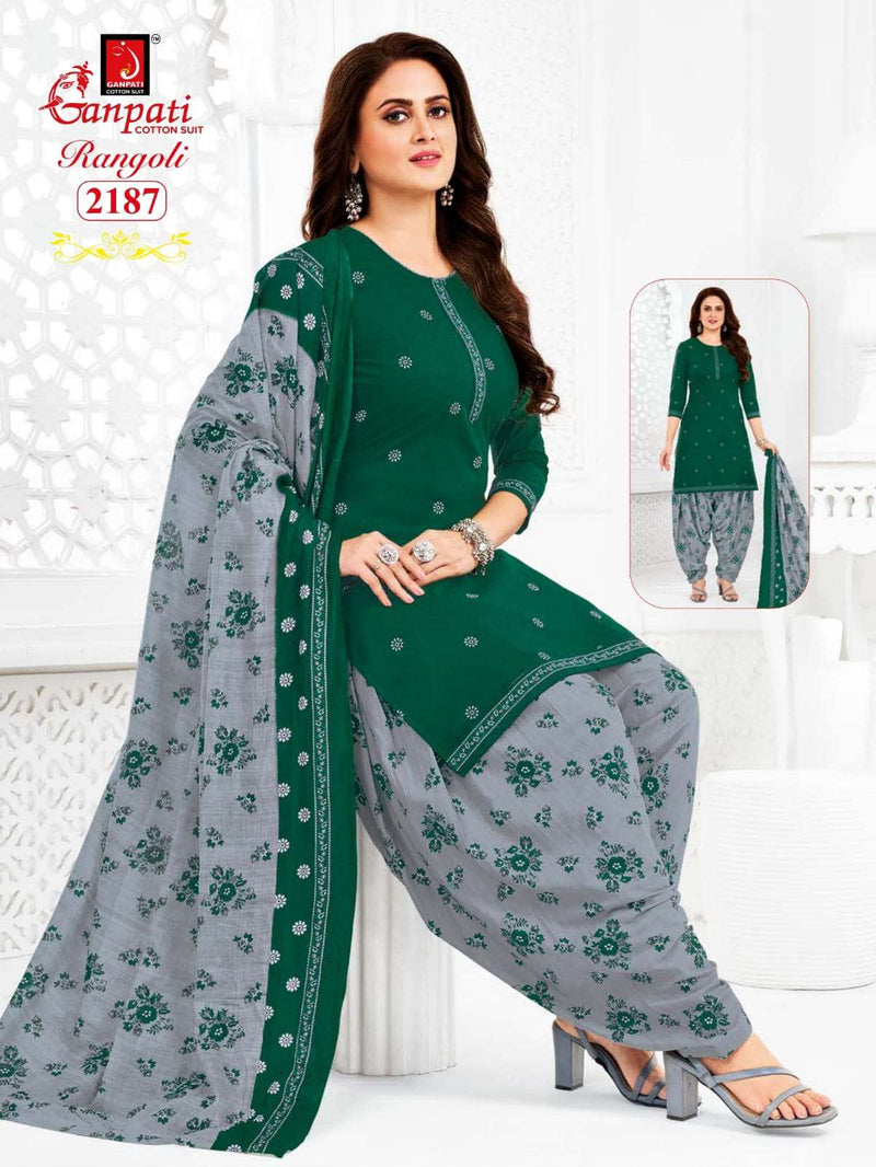 Ganpati Rangoli Vol 21 Cotton Printed Daily Wear Salwar Suit