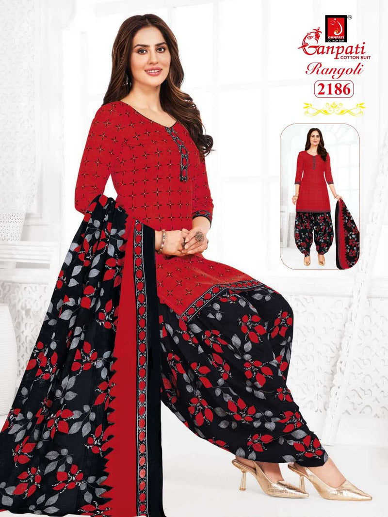 Ganpati Rangoli Vol 21 Cotton Printed Daily Wear Salwar Suit