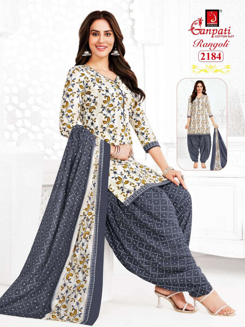 Ganpati Rangoli Vol 21 Cotton Printed Daily Wear Salwar Suit