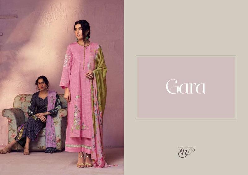 Gara Vol 3 By Heer Kimora Fancy Bandhani Print With Parsi Embroidery Work Salwar Kameez