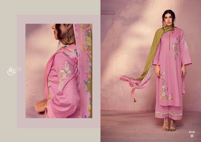 Gara Vol 3 By Heer Kimora Fancy Bandhani Print With Parsi Embroidery Work Salwar Kameez