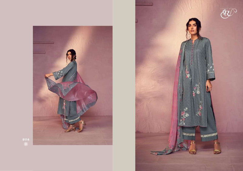 Gara Vol 3 By Heer Kimora Fancy Bandhani Print With Parsi Embroidery Work Salwar Kameez