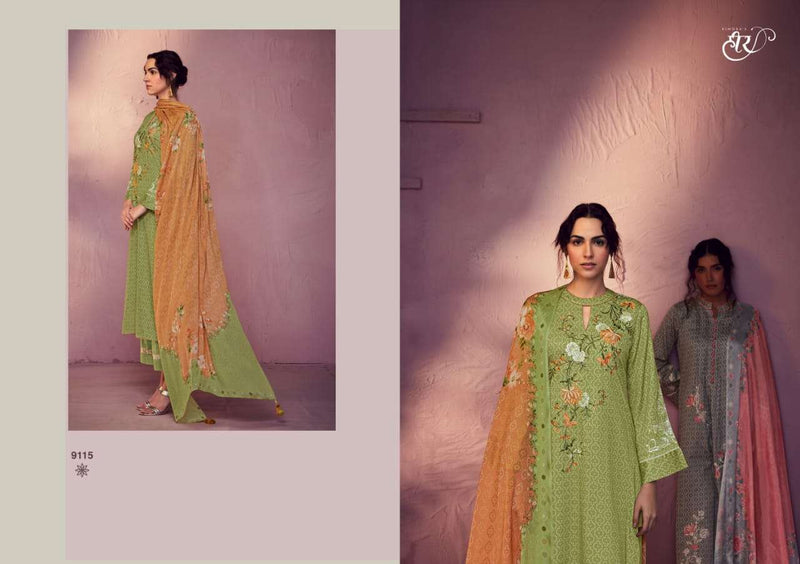 Gara Vol 3 By Heer Kimora Fancy Bandhani Print With Parsi Embroidery Work Salwar Kameez