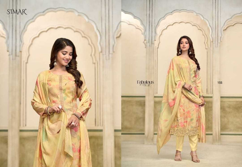 Simar Haseen Vol 4 Muslin Designer Party Wear Salwar Suit