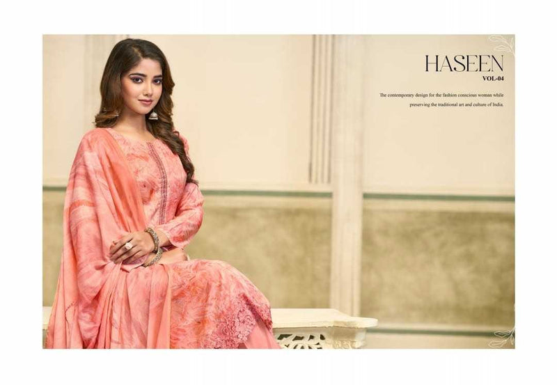 Simar Haseen Vol 4 Muslin Designer Party Wear Salwar Suit