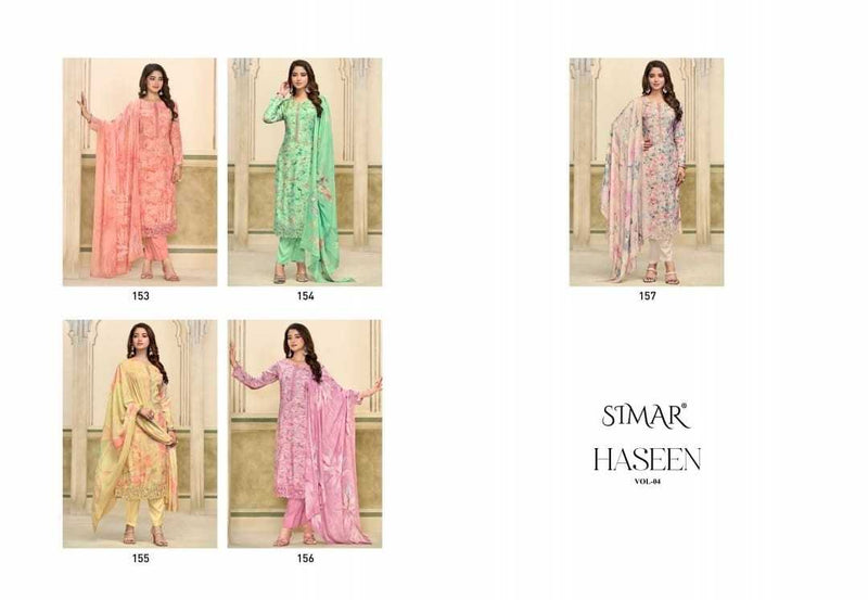 Simar Haseen Vol 4 Muslin Designer Party Wear Salwar Suit