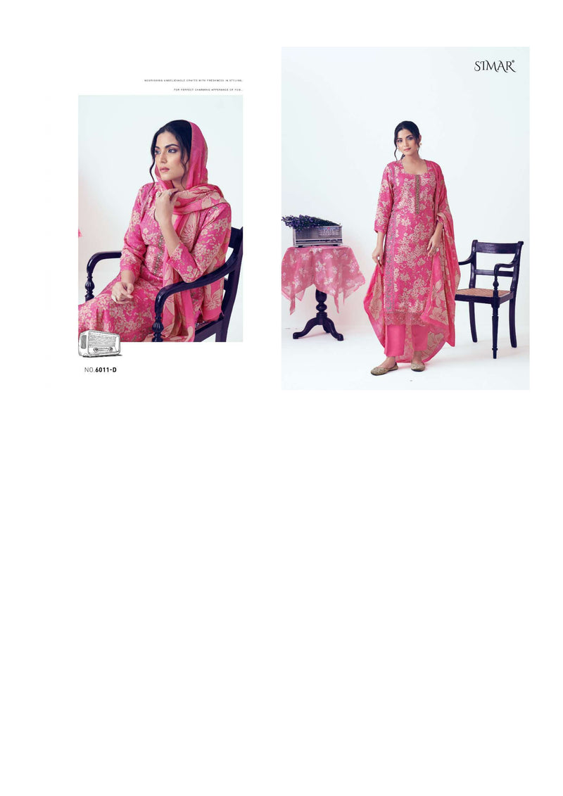 Glossy Floria Muslin Digital Print Embroidery Work Fancy Salwar Suit