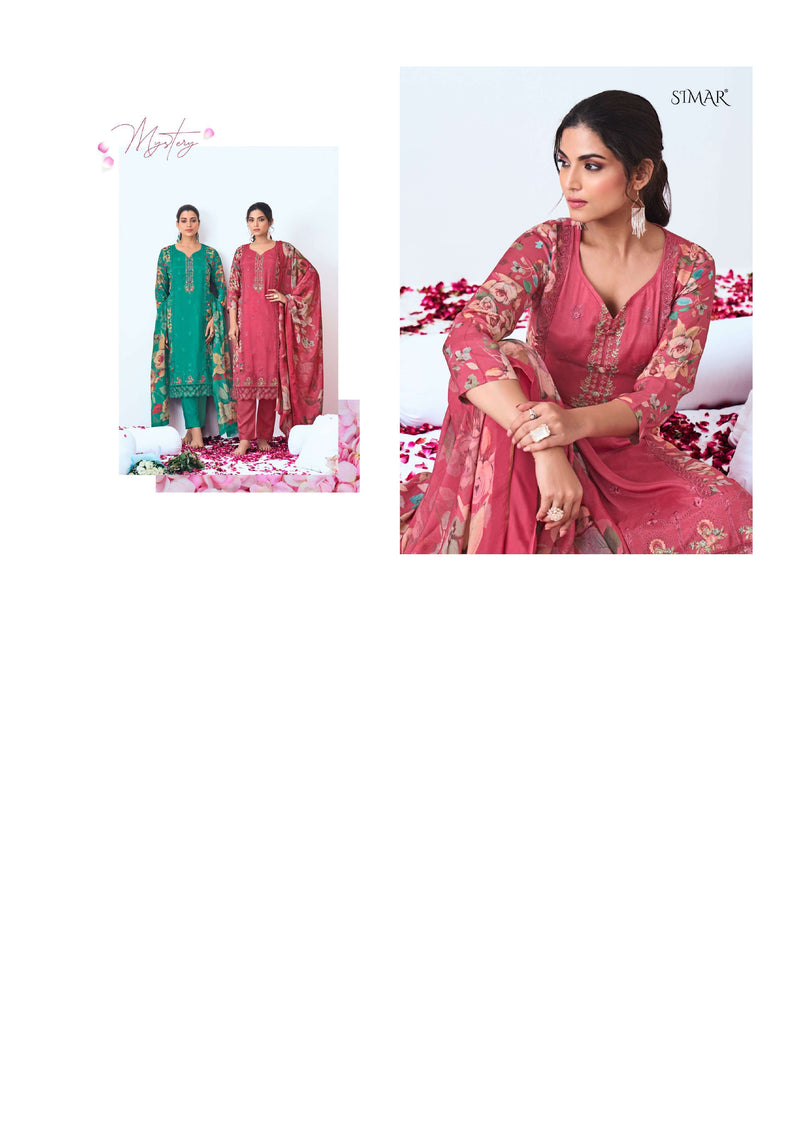 Glossy Phoolika 6014 Viscose Muslin Digital Print Embroidery Work Salwar Suit