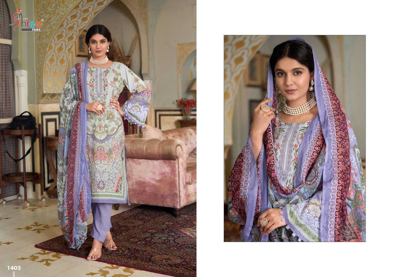 Shree Fabs Gujarish Vol 14 Cotton Digital Print  Embroidery Work Designer Salwar Kameez