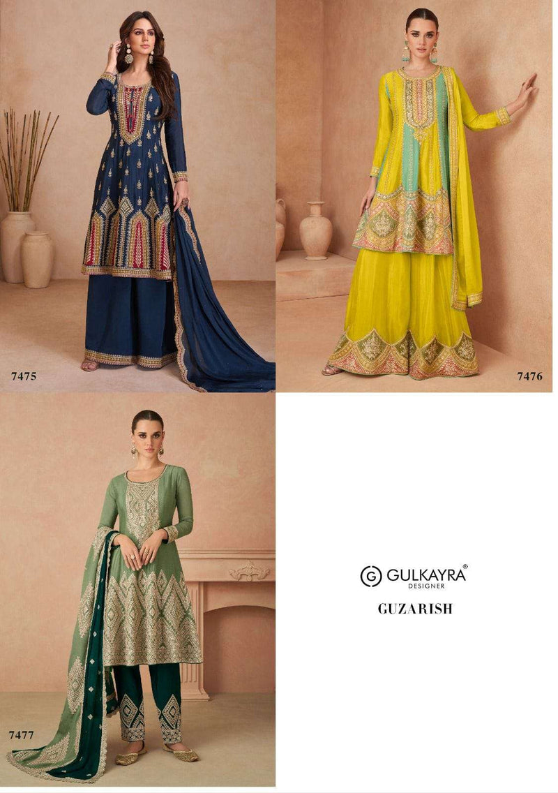 Gulkayra Designer Guzarish Chinon Party Wear Dress Collection