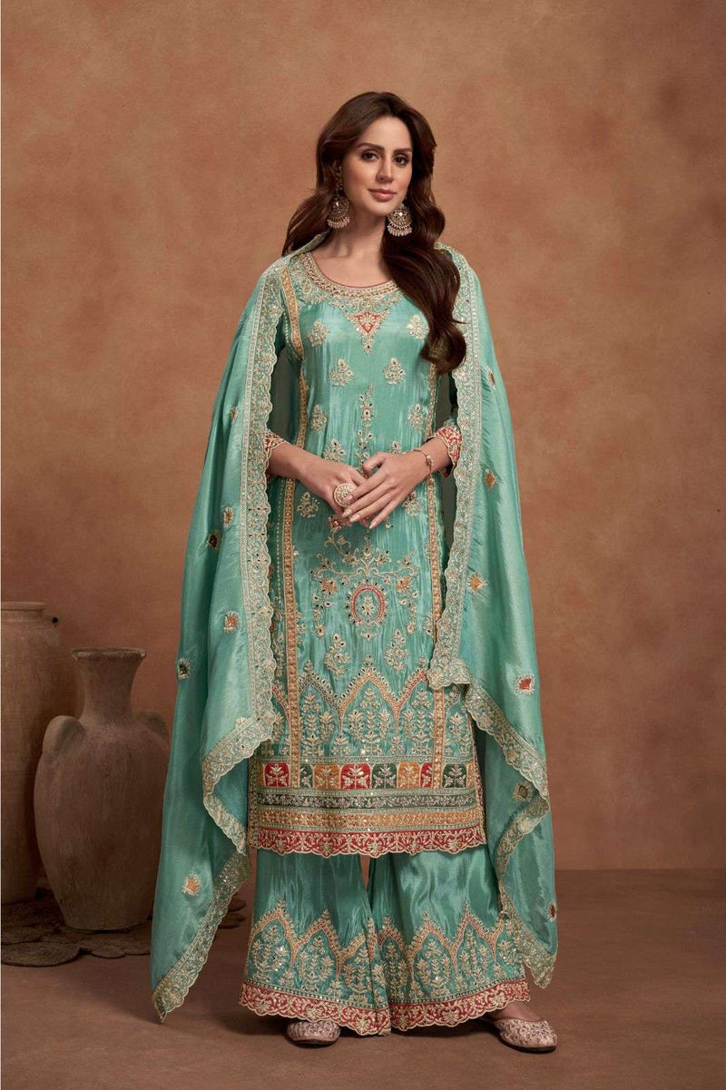 Gulkayra Designer Qurbat Silk Beautiful Designer Wedding Wear Suit Collection