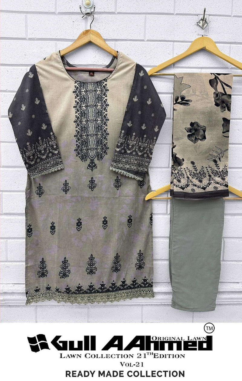 Gull Aahmed Lawn Collection Vol 21 Ready Made Collection Cotton Pret Kurti Set