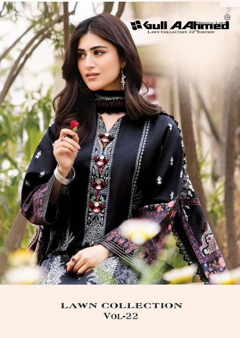 Gull Aahmed Lawn Collection Vol 22 Cotton Daily Wear Salwar Suit