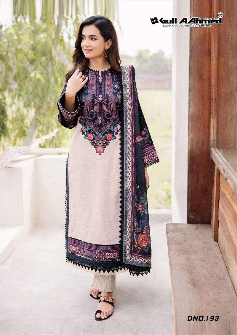 Gull Aahmed Lawn Collection Vol 22 Cotton Daily Wear Salwar Suit