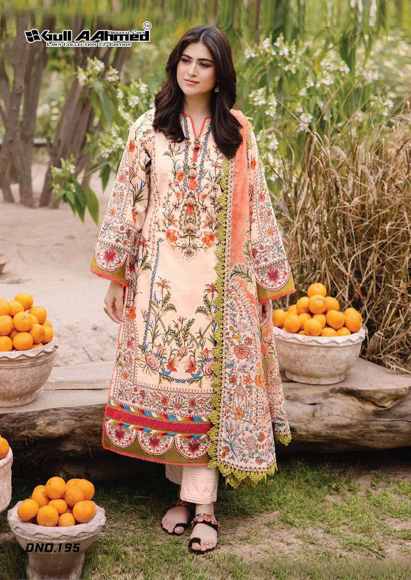 Gull Aahmed Lawn Collection Vol 22 Cotton Daily Wear Salwar Suit