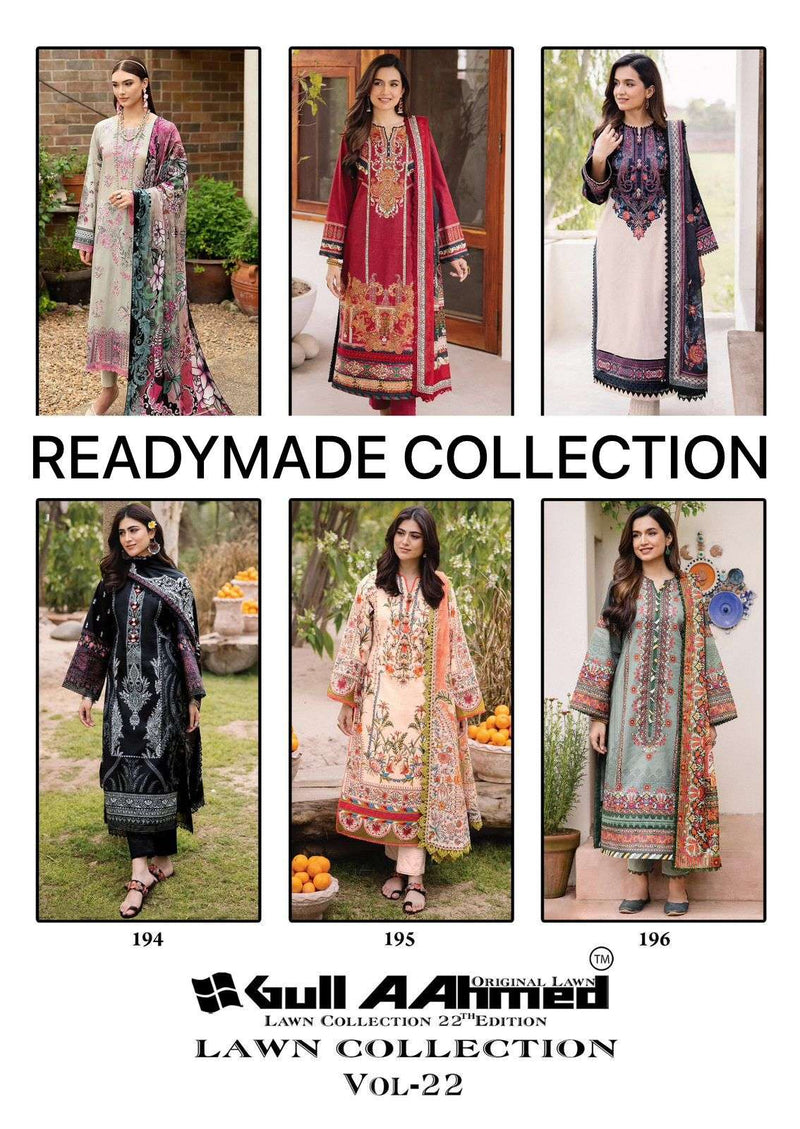 Gull Aahmed Lawn Cotton Vol 22 Ready Made Collection