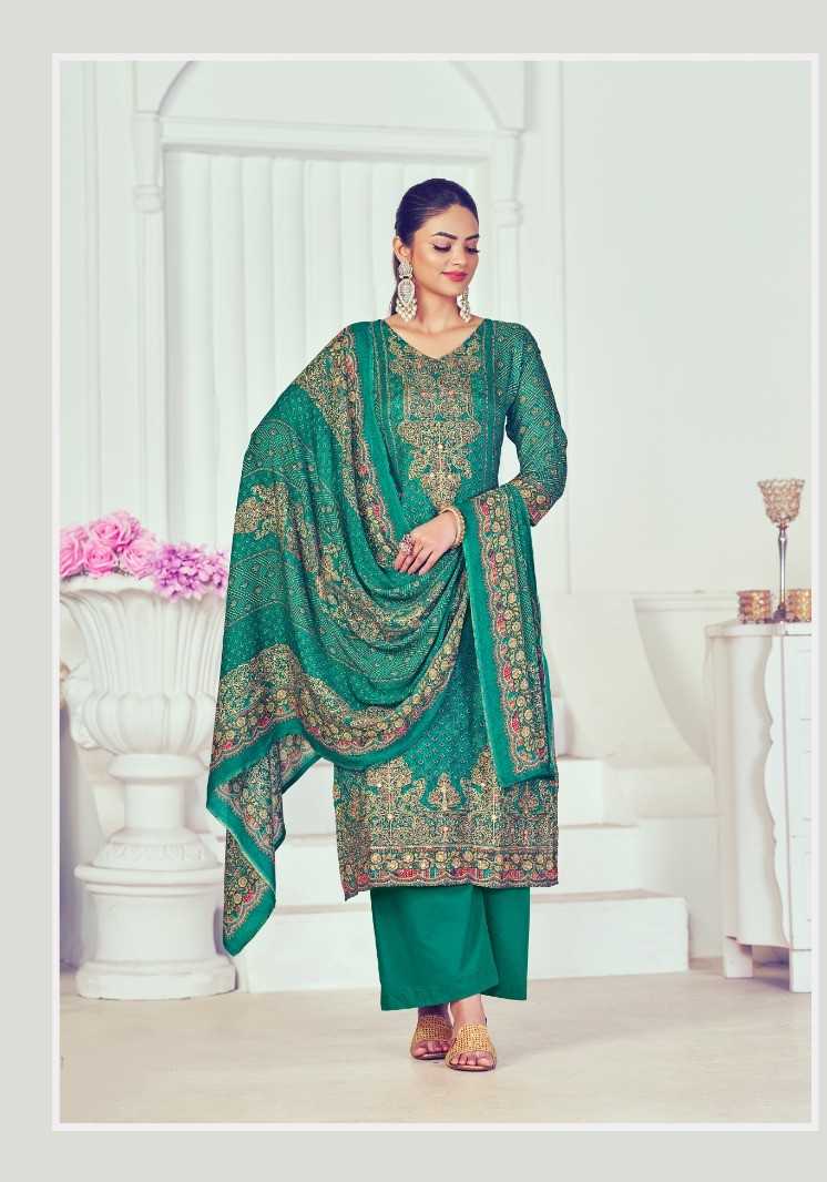 Glossy Hampreet Lea Silk Printed Unstitched Heavy Salwar Suit