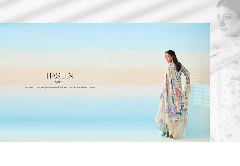 Simar Haseen Vol 5 Muslin Heavy Designer Party Wear Salwar Suit