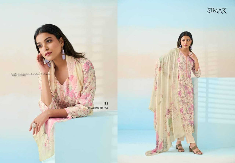 Simar Haseen Vol 5 Muslin Heavy Designer Party Wear Salwar Suit