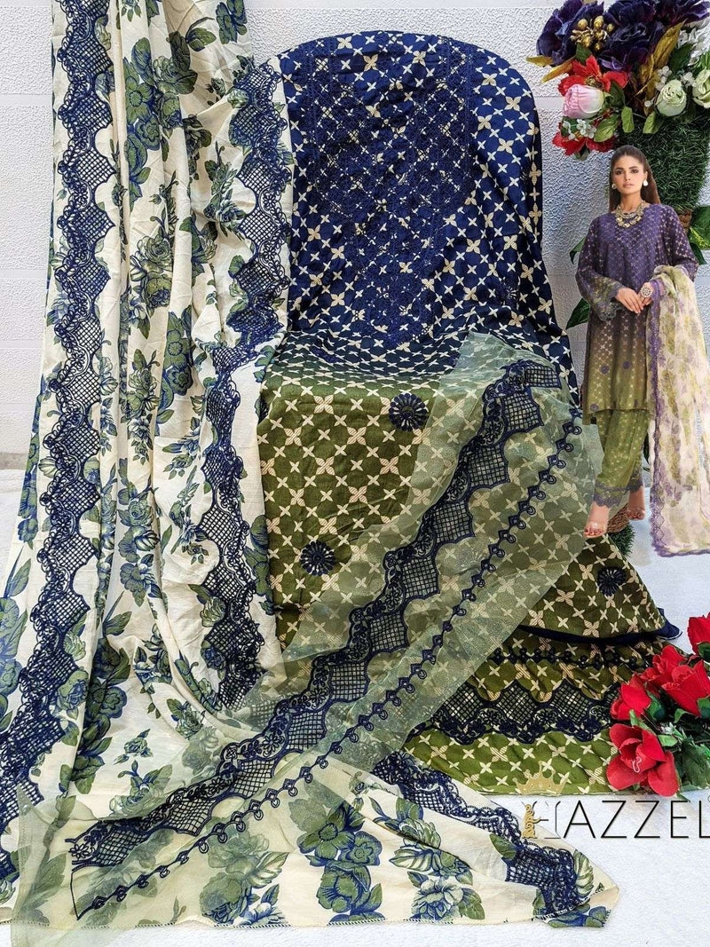 Hazzel Best Of Queens Court Vol 10 Cotton Printed Salwar Suit