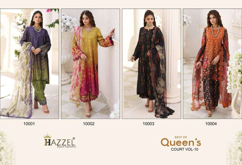 Hazzel Best Of Queens Court Vol 10 Cotton Printed Salwar Suit