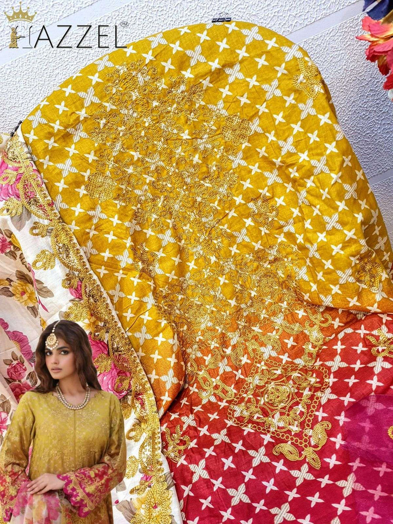 Hazzel Best Of Queens Court Vol 10 Cotton Printed Salwar Suit