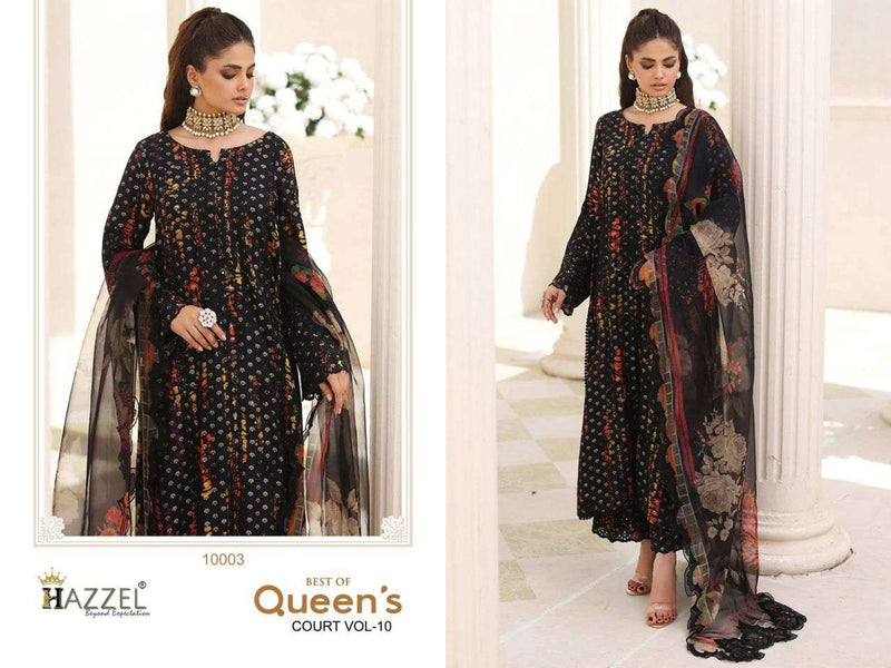 Hazzel Best Of Queens Court Vol 10 Cotton Printed Salwar Suit