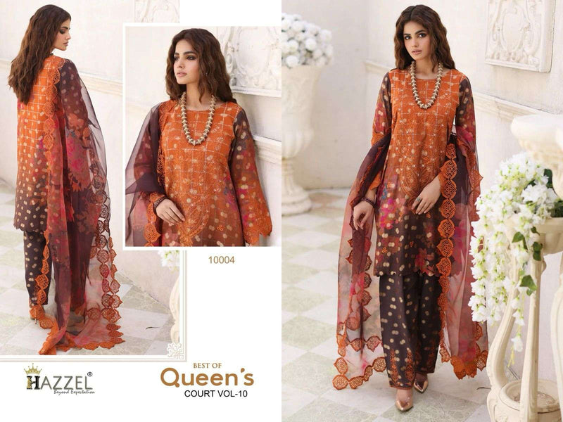 Hazzel Best Of Queens Court Vol 10 Cotton Printed Salwar Suit