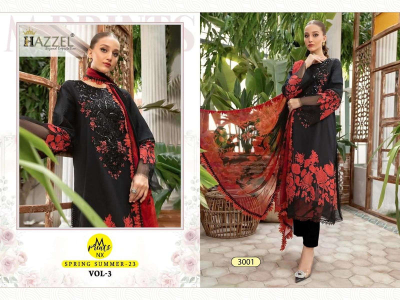 Hazzel Maria B Mprints Spring Summer 23 Vol 3 Nx Pakistani Print Salwar Kameez Materials