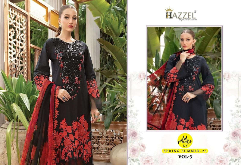 Hazzel Maria B Mprints Spring Summer 23 Vol 3 Nx Pakistani Print Salwar Kameez Materials