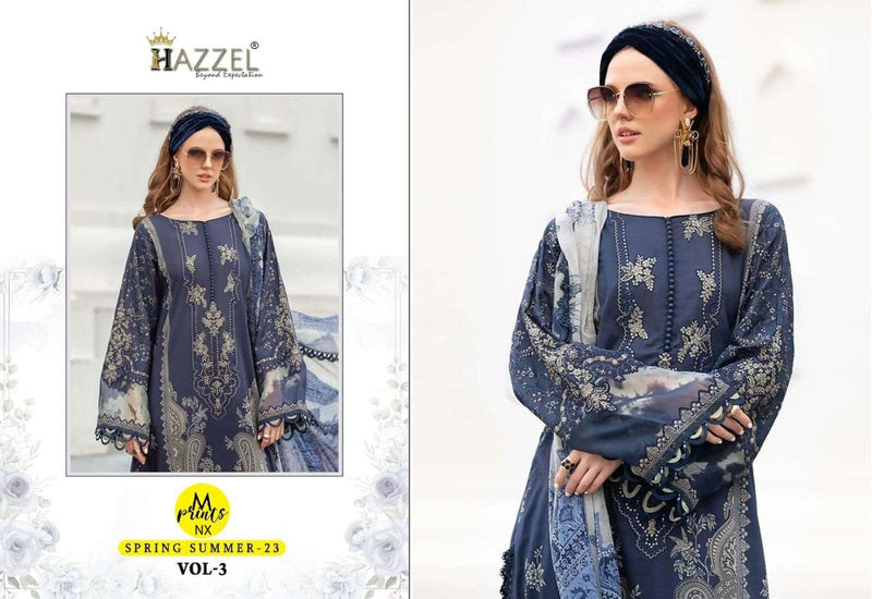 Hazzel Maria B Mprints Spring Summer 23 Vol 3 Nx Pakistani Print Salwar Kameez Materials