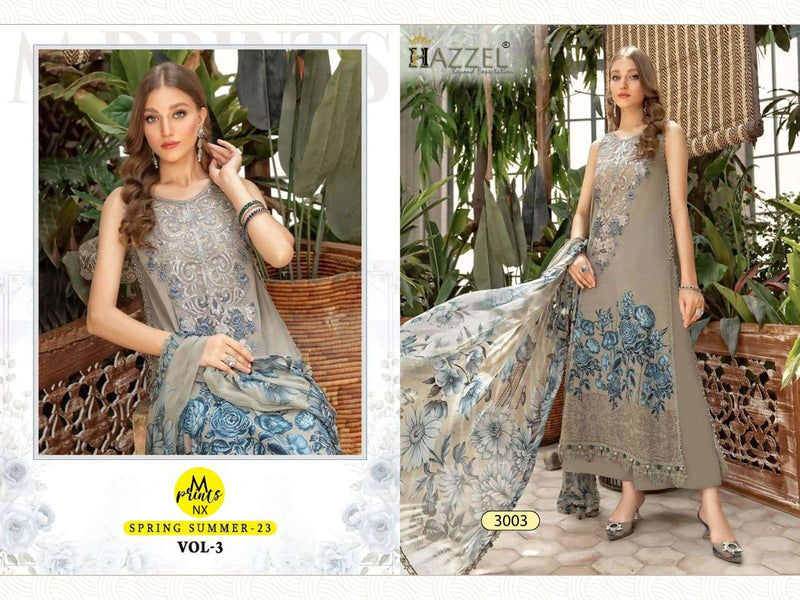 Hazzel Maria B Mprints Spring Summer 23 Vol 3 Nx Pakistani Print Salwar Kameez Materials