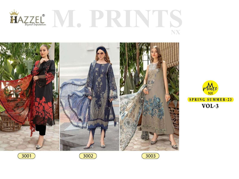 Hazzel Maria B Mprints Spring Summer 23 Vol 3 Nx Pakistani Print Salwar Kameez Materials