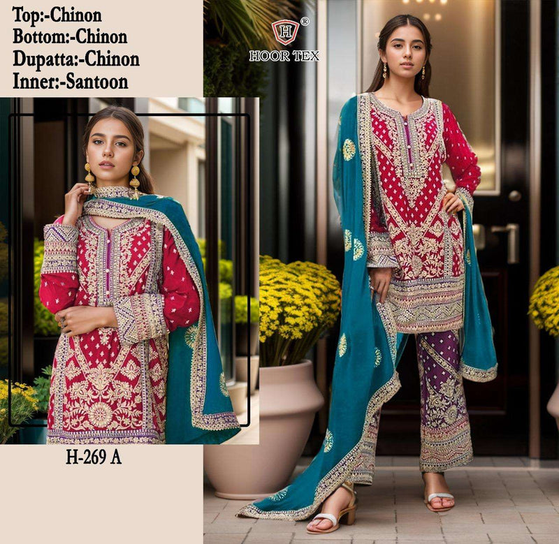 Hoor Tex H 269 Chinon Fancy Designer Party Wear Suit