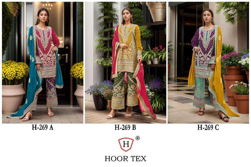 Hoor Tex H 269 Chinon Fancy Designer Party Wear Suit