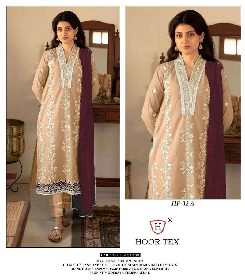 Hoor Tex Hf 32 Georgette Fancy Pret Suit Collection