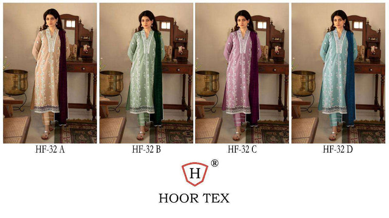 Hoor Tex Hf 32 Georgette Fancy Pret Suit Collection