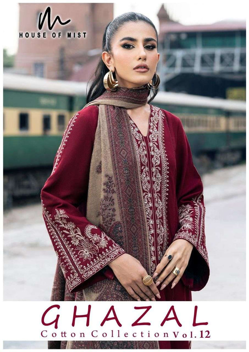 House Of Mist Ghazal Cotton Collection Vol 12 Printed Salwar Kameez