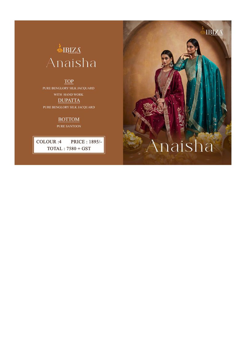 Ibiza Anaisha Banglory Silk Handwork Stylish Party Wear Salwar Suit