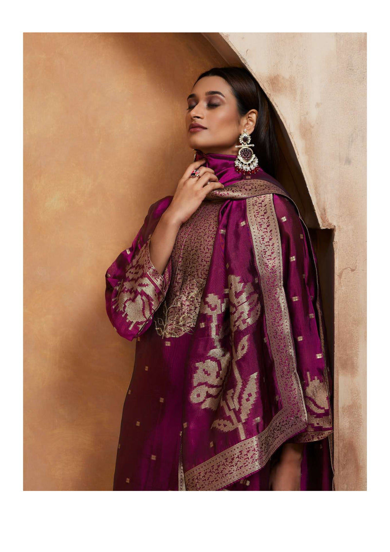 Ibiza Anaisha Banglory Silk Handwork Stylish Party Wear Salwar Suit