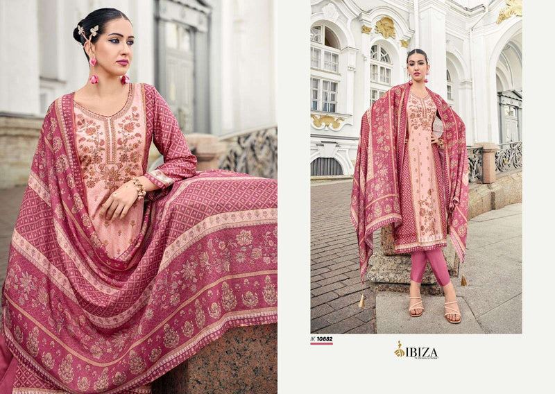 Ibiza Iznik Vol 4 Muslin Digital Print Beautiful Designer Salwar Suit