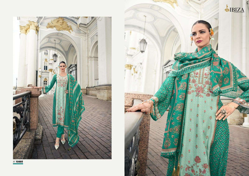 Ibiza Iznik Vol 4 Muslin Digital Print Beautiful Designer Salwar Suit