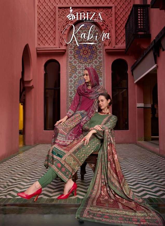 Ibiza Kabira Viscose Pashmina Digital Print Fancy Salwar Suit