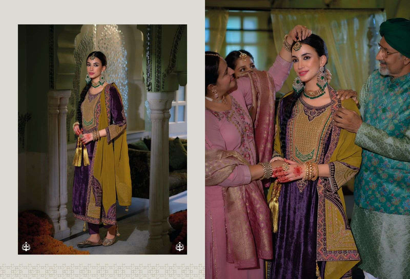 Ibiza Lifestyle Kuch Khaas Vol 11 Velvet Embroidery Party Wear Salwar Suit