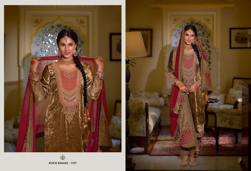 Ibiza Lifestyle Kuch Khaas Vol 11 Velvet Embroidery Party Wear Salwar Suit