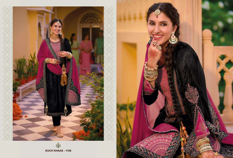 Ibiza Lifestyle Kuch Khaas Vol 11 Velvet Embroidery Party Wear Salwar Suit