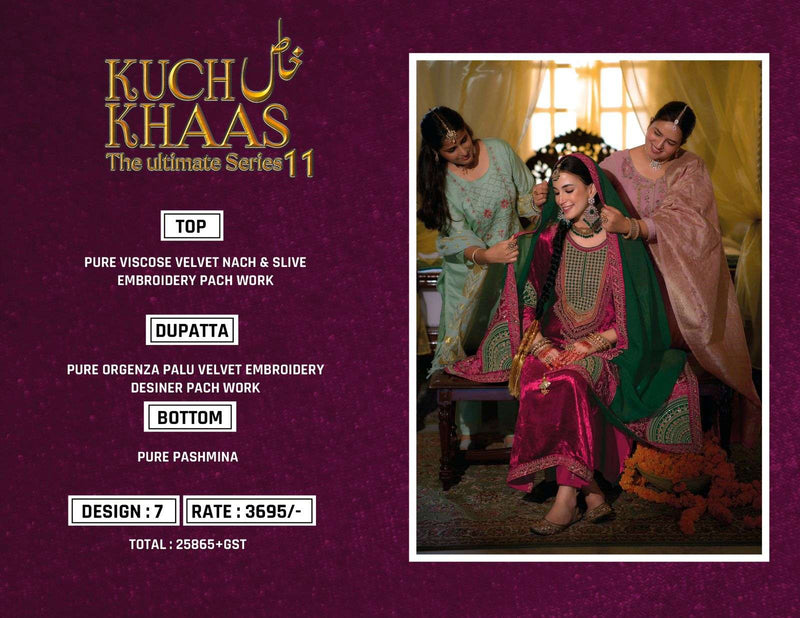 Ibiza Lifestyle Kuch Khaas Vol 11 Velvet Embroidery Party Wear Salwar Suit